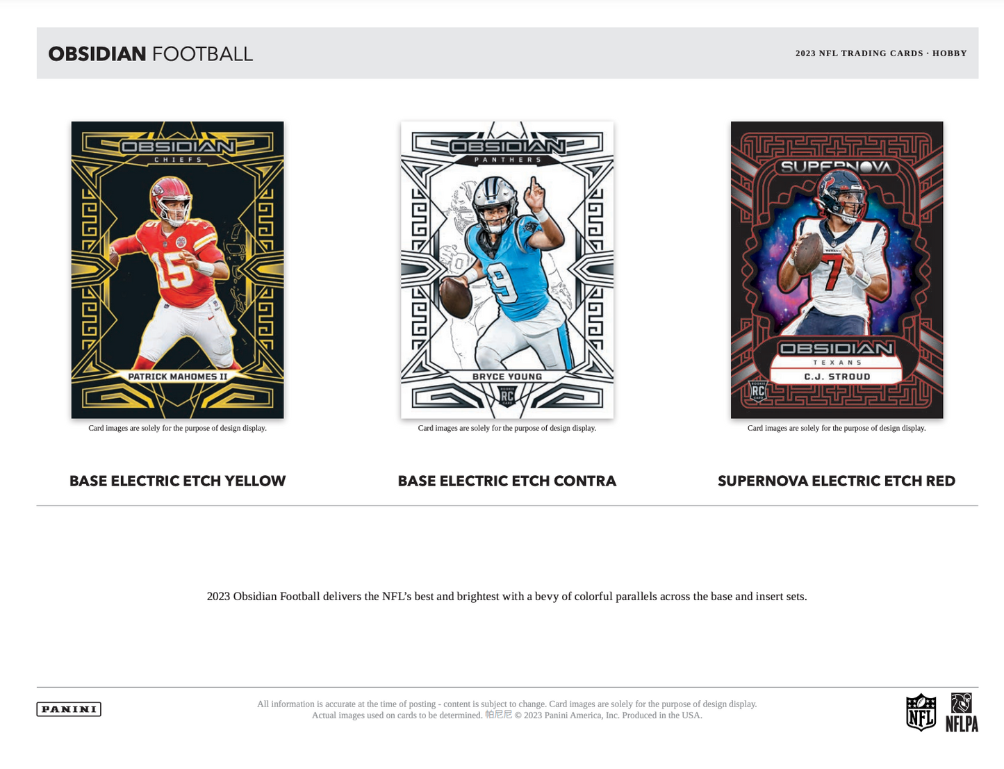 Best Deal - 2023 Panini Obsidian Football NFL Hobby Box