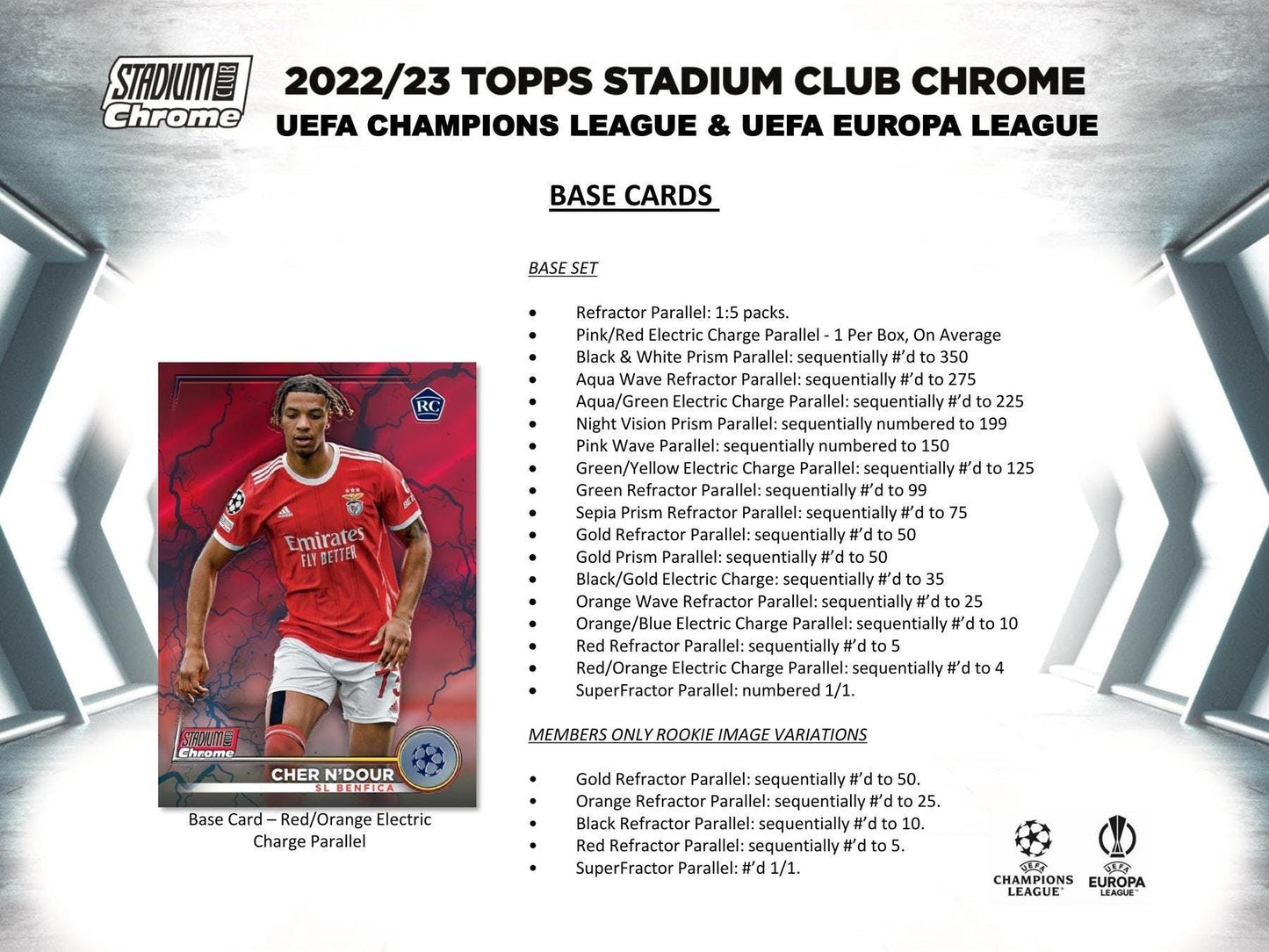 Best Deal - 22-23 Topps UEFA UCC Stadium Club Chrome Hobby Box Soccer Trading Cards