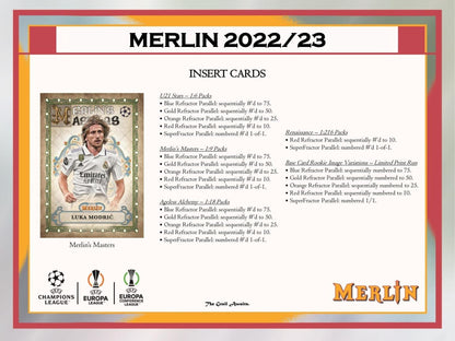 Best Deal - 22-23 Topps Merlin Chrome  UEFA Club Competitions Soccer Hobby Box Cards