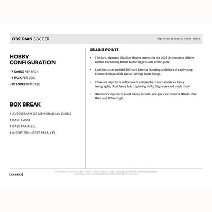 Best Deal - 2023-24 Panini Obsidian Soccer Hobby Box