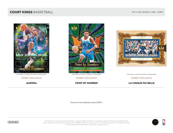 Best Deal - Panini Court Kings 2024-25 Hobby Box