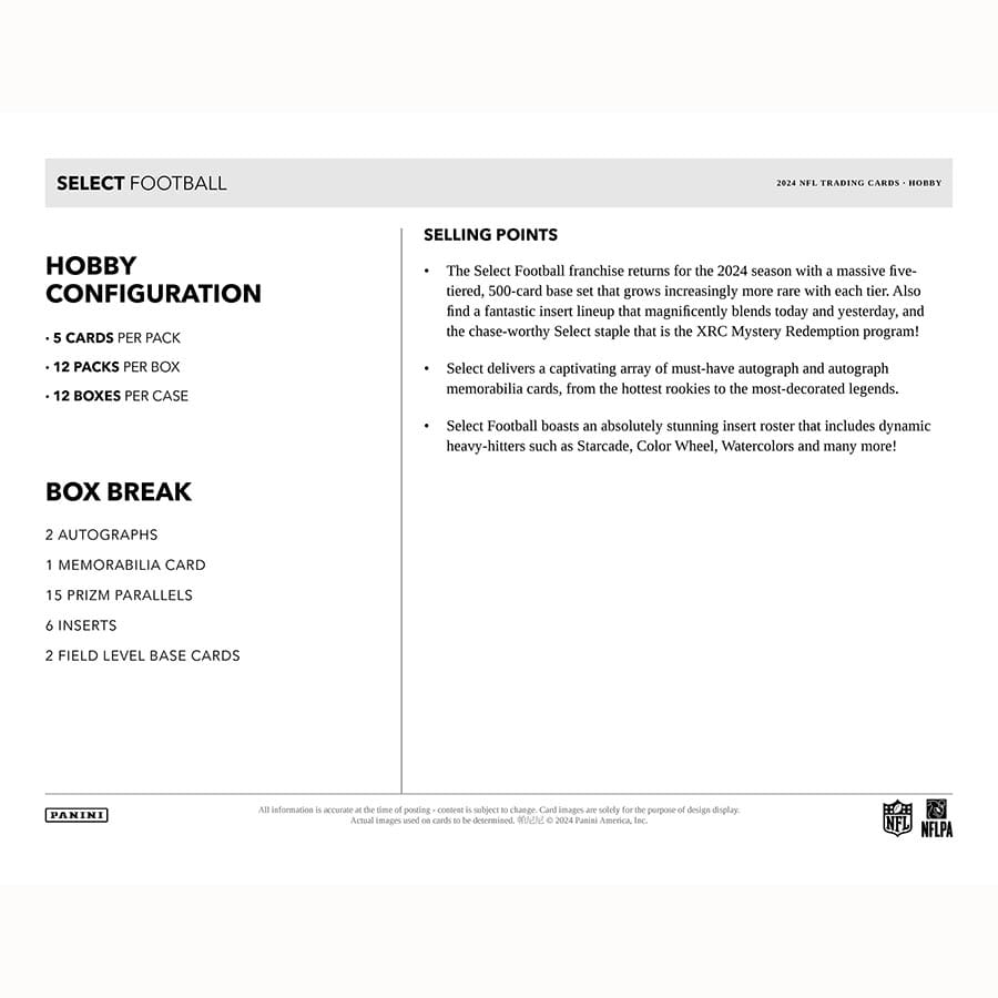 Best Deal - 2024 Select Football Hobby Box