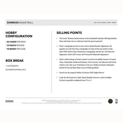 Best Deal - Panini Donruss Basketball 2024-25 Hobby Box