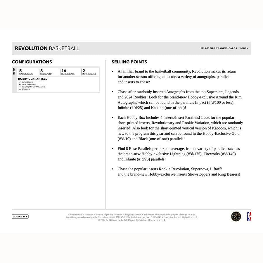 Best Deal - 2024-25 Revolution Basketball Hobby Box