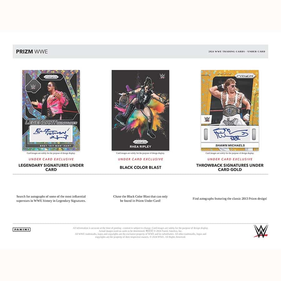 Best Deal - 2024 Panini Prizm WWE Under Card Hobby Box
