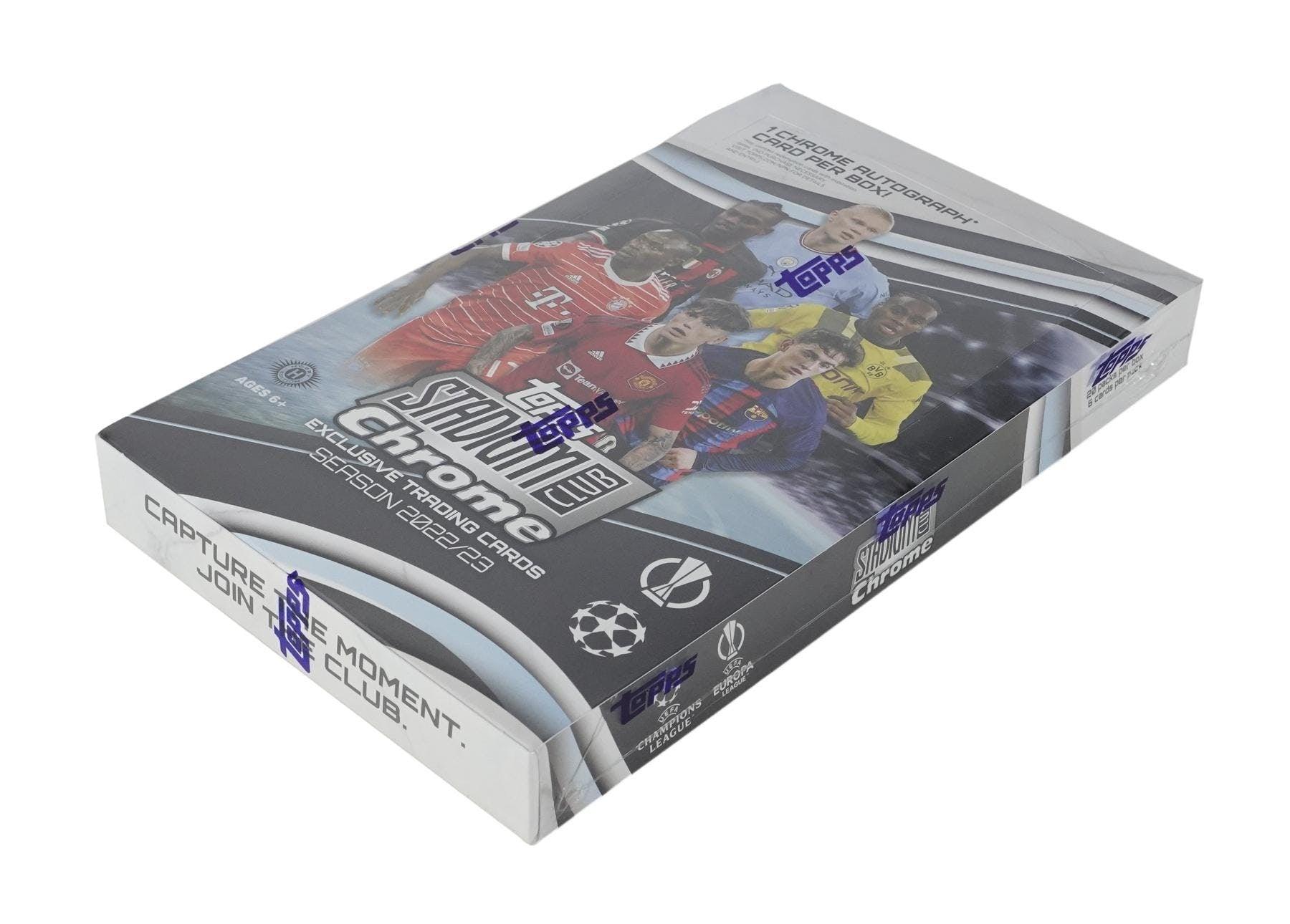 Best Deal - 22-23 Topps UEFA UCC Stadium Club Chrome Hobby Box Soccer Trading Cards