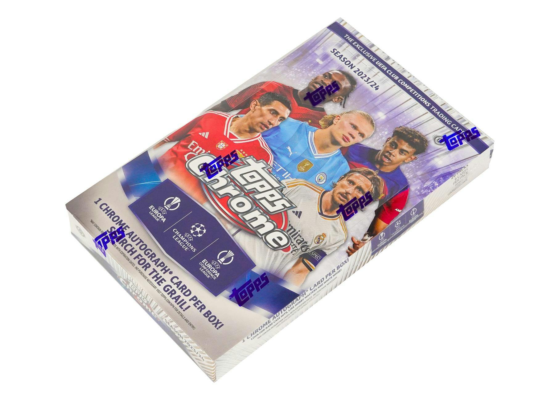 Best Deal - 2023-24 Topps Chrome UEFA Club Competitions Football Soccer Hobby Box