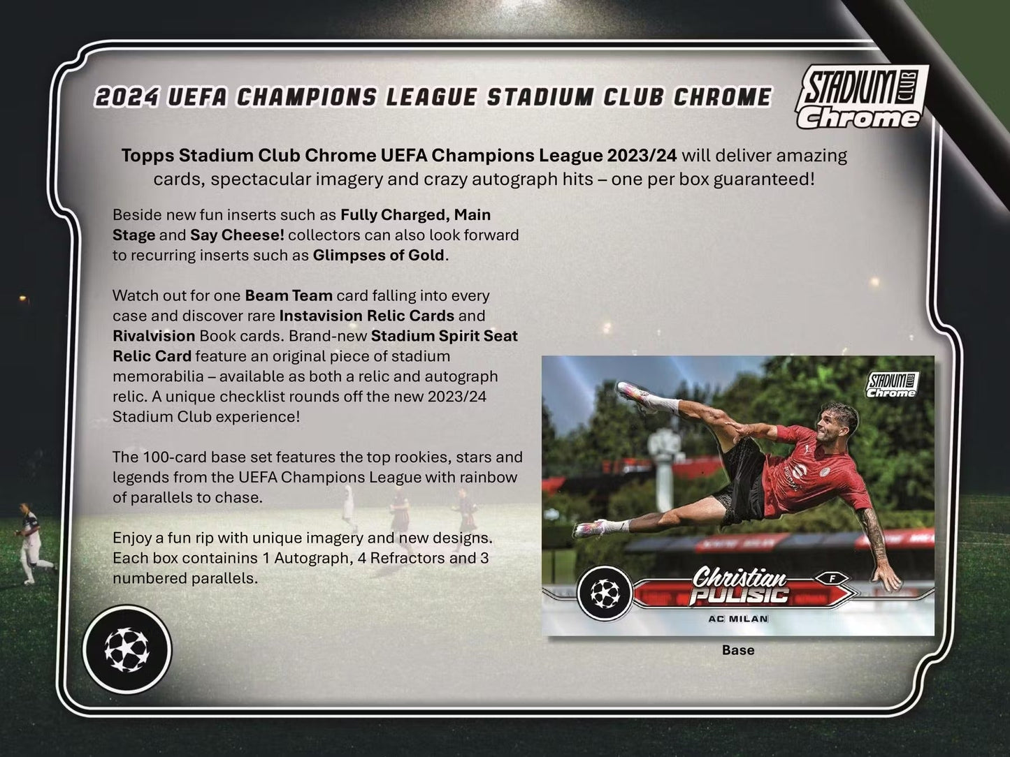 Best Deal - 2023/24 Topps Stadium Club Chrome UEFA Club Competitions Soccer Hobby Box