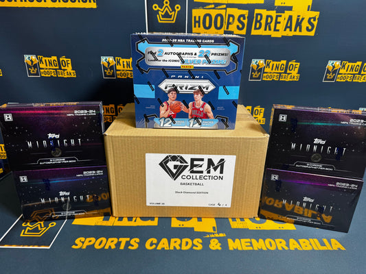 Best Deal - Basketball Break #1669 11-box SUNDAY MEGA Gem Collection- Prizm- Midnight - random team break
