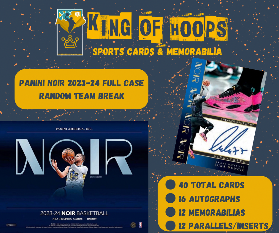 Best Deal - Basketball Break #1590 NOIR 2023-24 4-box (full case) - random team break
