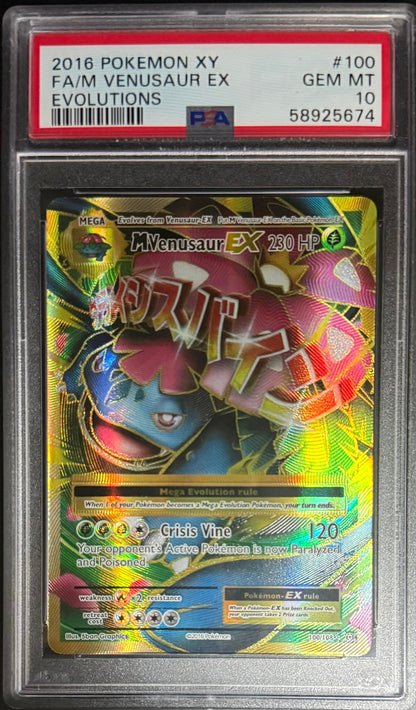 Best Deal - Pokemon FA/M Venusuar 100/108 Pokemon XY Evolutions 2016 PSA10