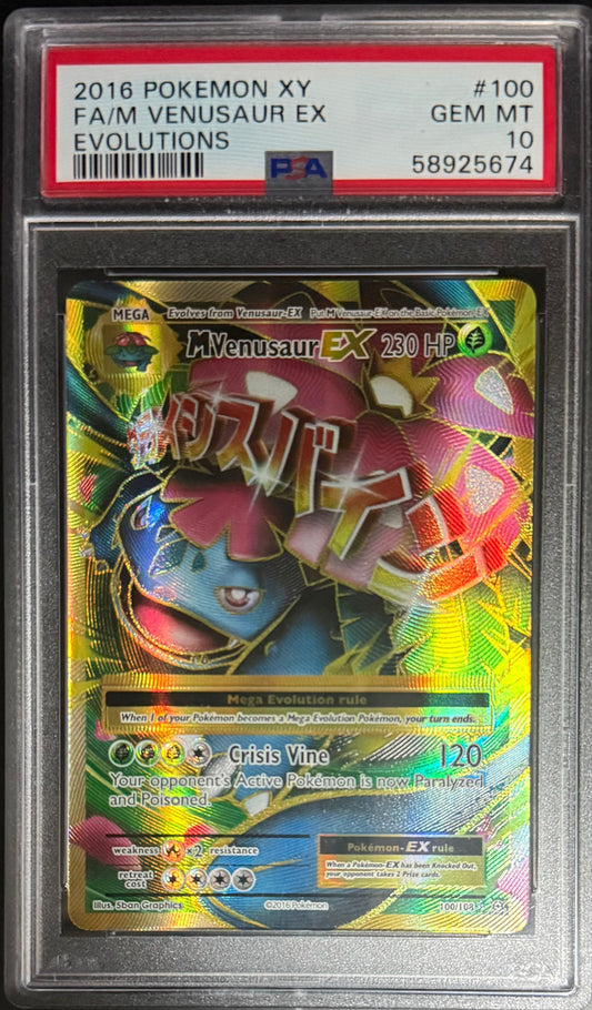 Best Deal - Pokemon FA/M Venusuar 100/108 Pokemon XY Evolutions 2016 PSA10
