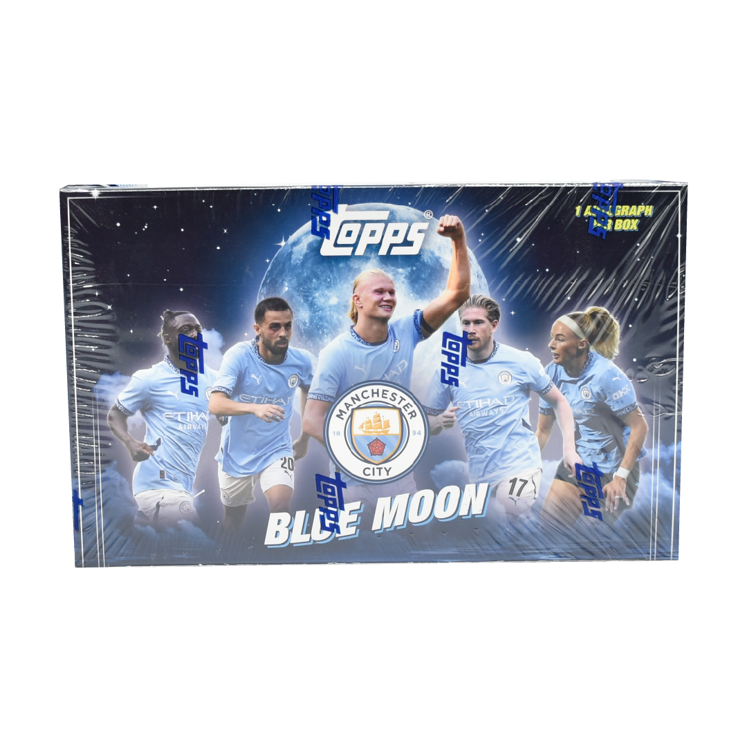 Best Deal - Topps Blue Moon Manchester City 2024/25 Hobby Box
