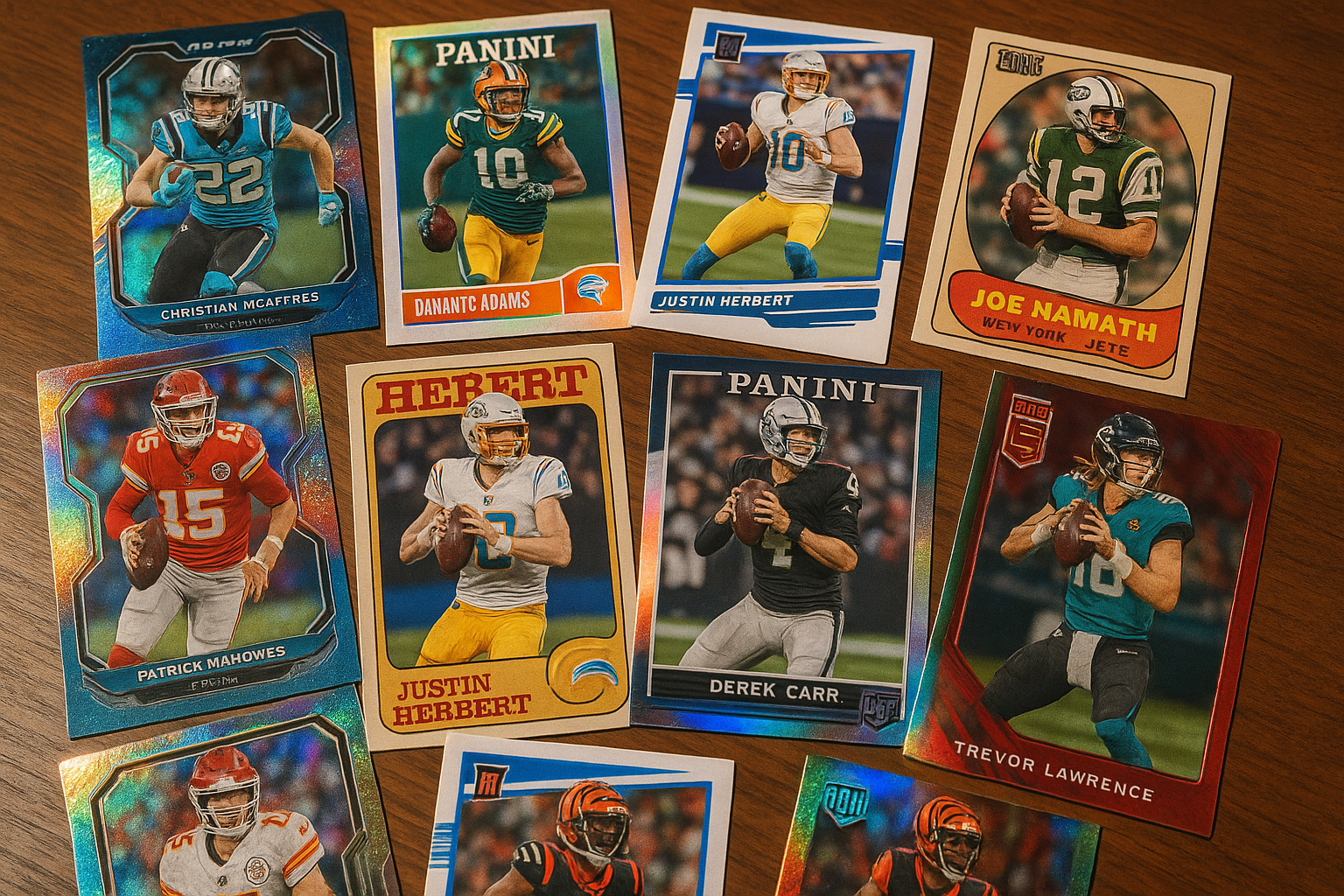 A image for football cards and panini cards