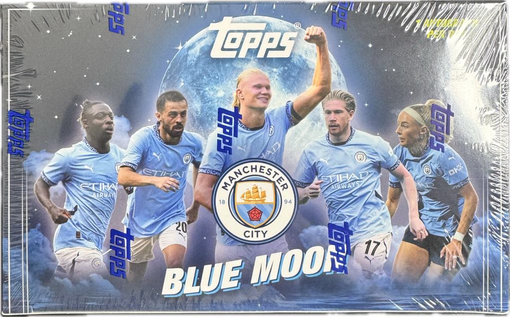 Best Deal - Topps 2024/25 Manchester City Blue Moon - Hobby Box