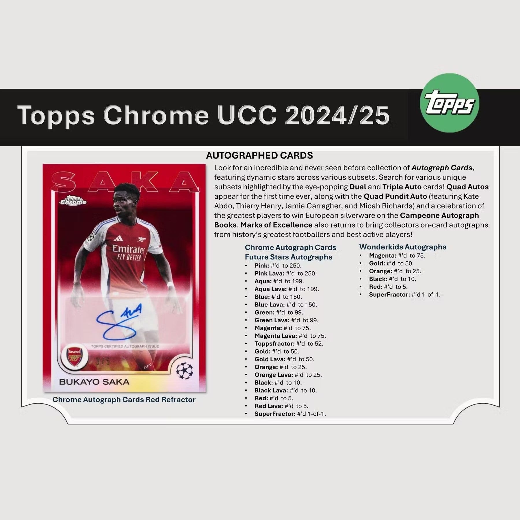 Best Deal - 2024-25 Topps Chrome UEFA Club Competitions Soccer Hobby Box