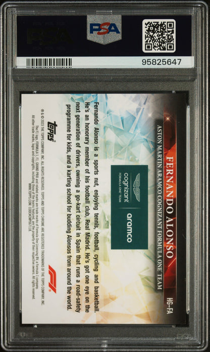 Best Deal - Topps Fernando Alonso Hidden Gems Chrome F1 2023 PSA10