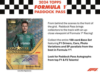 Best Deal - 2024 Topps Paddock Pass F1 Formula 1 Hobby Box