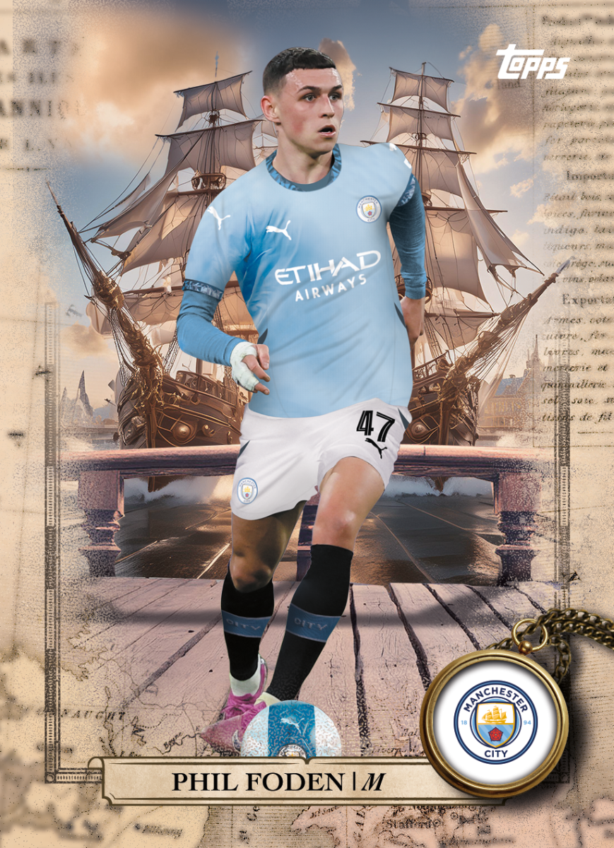 Best Deal - Topps Blue Moon Manchester City 2024/25 Hobby Box